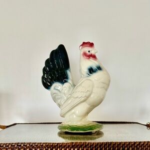 Ceramic Rooster Figurine